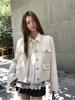 Red Hall Women's Early Autumn 2025 French-Style Lace Shirt - Unique and Beautiful