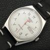 Seiko 5 AUTOMATIC JAPAN 6309A MENS VINTAGE ARABIC WHITE DIAL WATCH A701300-5