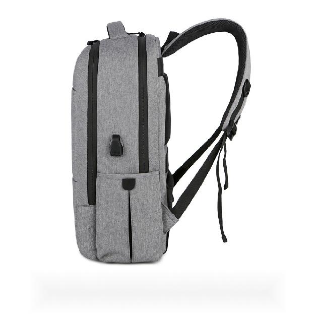 Vattentät slitstark ryggsäck med stor kapacitet avslappnad reseryggsäck unisex student laptop