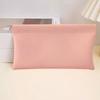 Self-closing First-layer PU Leather Long Wallet Passport Driver's License Document Holder Data Cable Cosmetic Bag