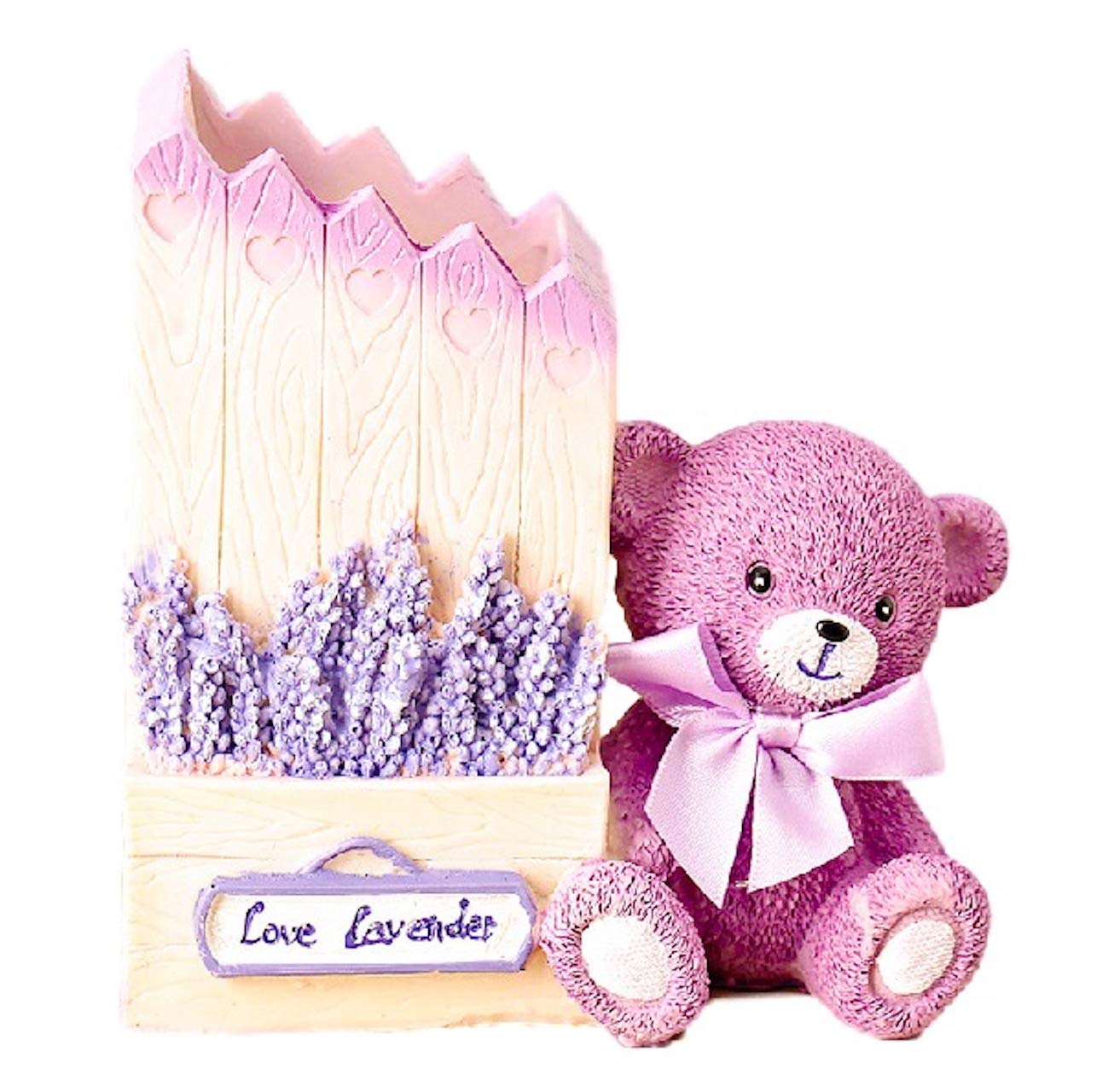 

Pen Cute Bear Stylish Desktop Storage Desk Office Gift [Queen-b] Stand, Design, Case, Accessory, Stationery, Pencils, Supplies, (Pink) розовый