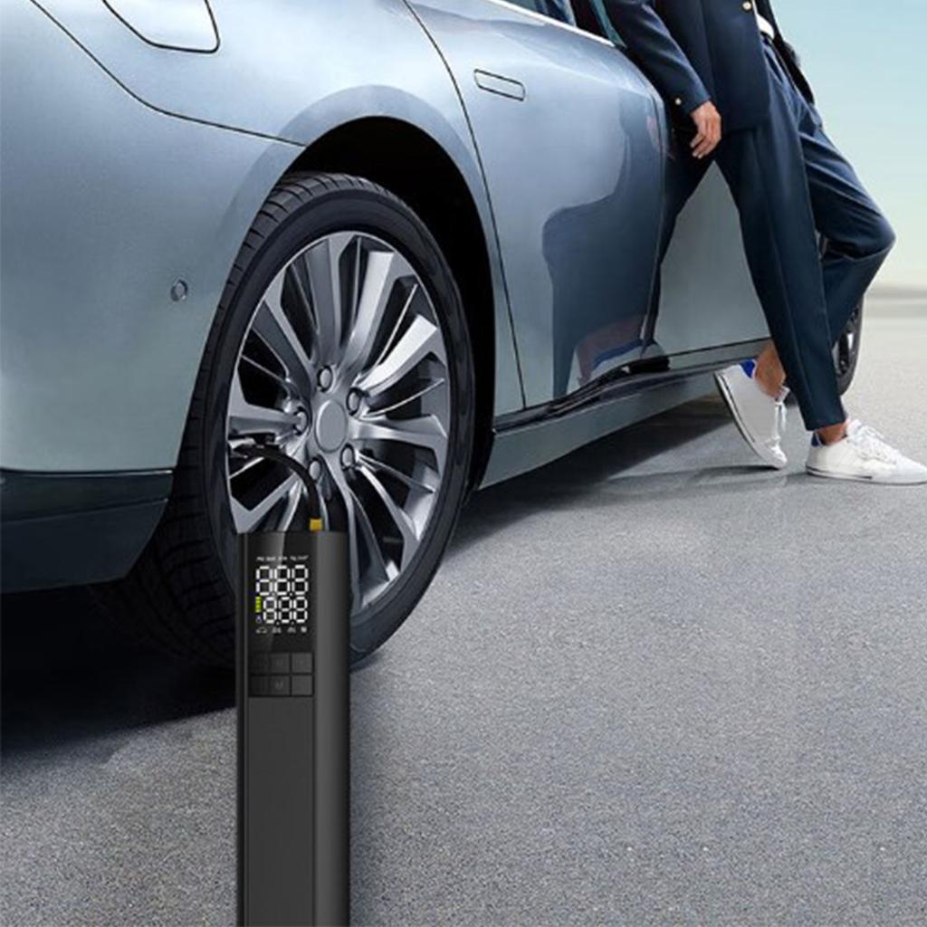 Portable Air Pump 4000mAh 150PSI 5 Modes Car Tire Inflator with LED Light for Motorcycle Ball Swim R