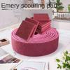 Rust Removal Emery Scouring Pad Polishing Grinding Nylon Scrubbing Cloth Multi-function Thickened Emery Cleaning Cloth Home