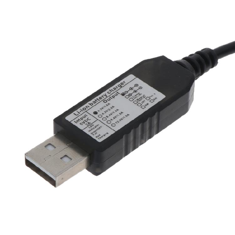USB To 4.2V 1A 3.5x1.35mm for Smart Battery Charger for 3.7V Li-ion Lithium Batt