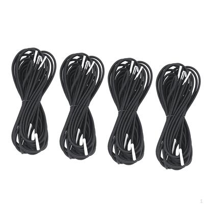 Confezione da 4 Corde di Ricambio per Sedie, Corde Elastiche Riparazione Sedia da Giardino