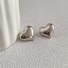Stylish Ins Trendy Heart Earrings In Gold And Silver Unique Vintage Jewelry For Women