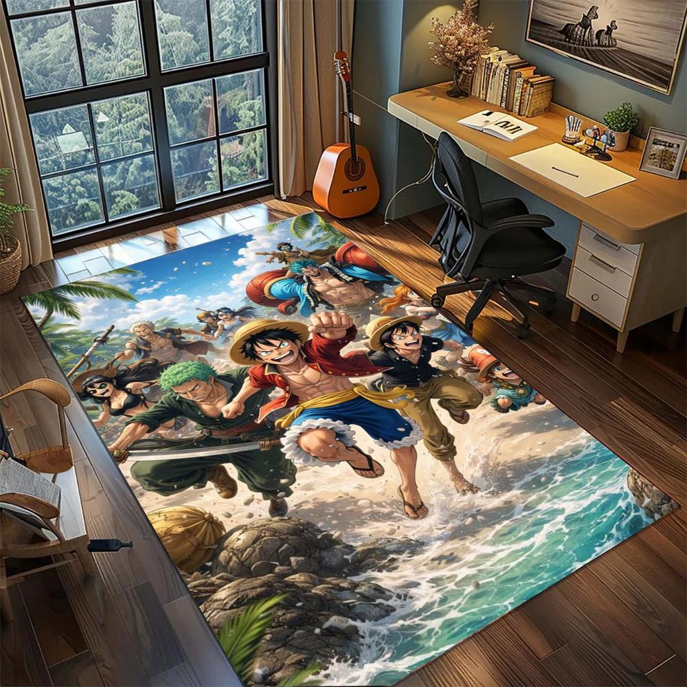 One Piece!Rug Carpet Large Area Rug Non Slip Washable Floor Mat Gamer Room Bedroom Home Decor
