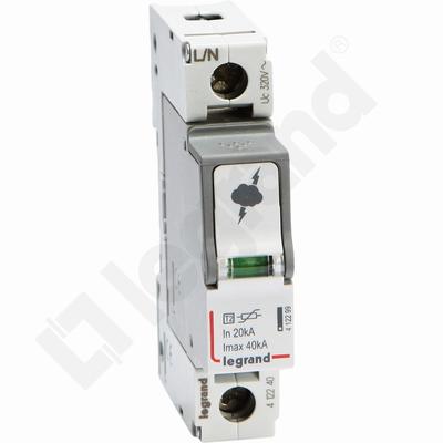 OVERSPANNINGSBESCHERMER T2 40 KA 1P