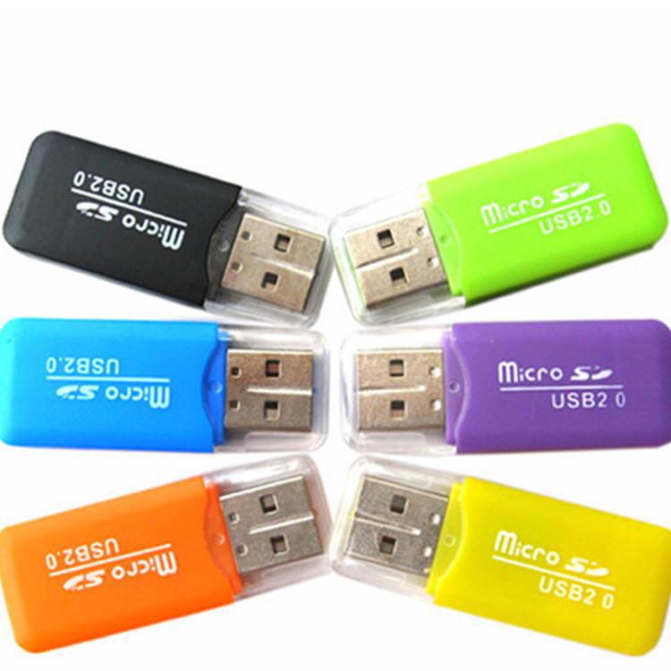 High-Speed USB 2.0 Mini Card Reader for Mobile Phones - Compact, Simple, and Portable.