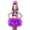 with Headwear Jazz Dance Costume Romantic Children Dance Outfit Stage Performance Costume  Kids