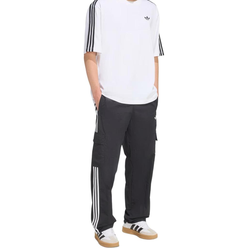 Adidas Originals Adicolor Classics 3-Stripes Loose Mid-Rise Embroidered Cargo Pants Men Bottoms KE2927