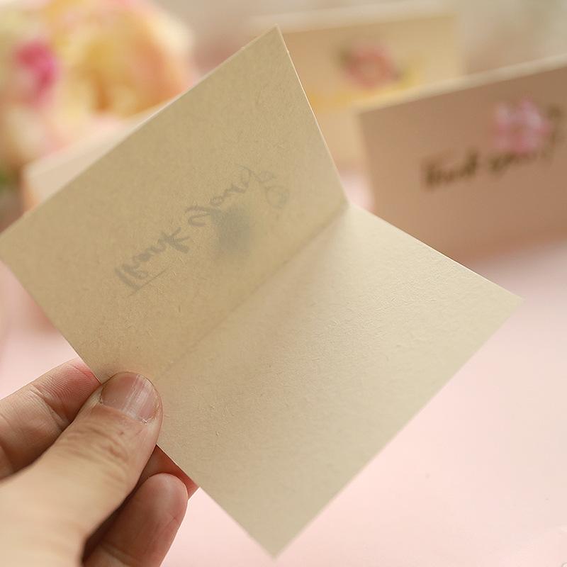 2pcs Flower Greeting Cards Blank Inside Messages Birthdays Anniversaries Thank You Card Valentine's Day Wedding Invitation Card
