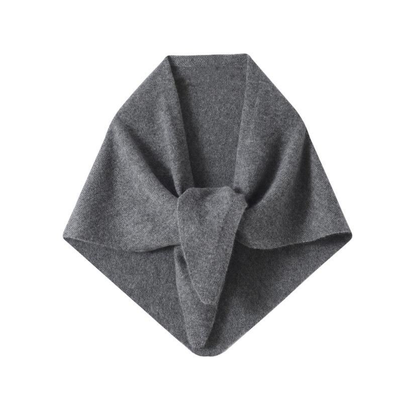 Women's 100% Pure Goat Cashmere Triangle Scarf - Autumn/Winter Knitted Warm Shawl