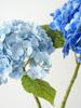 Blaue künstliche Hortensienblüten Echte Haptik Künstliche Hortensienzweige Dekoration Hochzeitsstrauß Blumengesteck