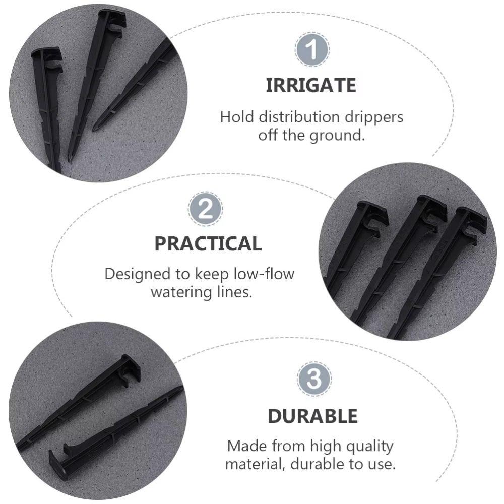 50Pcs Heavy Duty Hose Stakes Sturdy Support Frame Garden Hose Supports  Drip Irrigation System