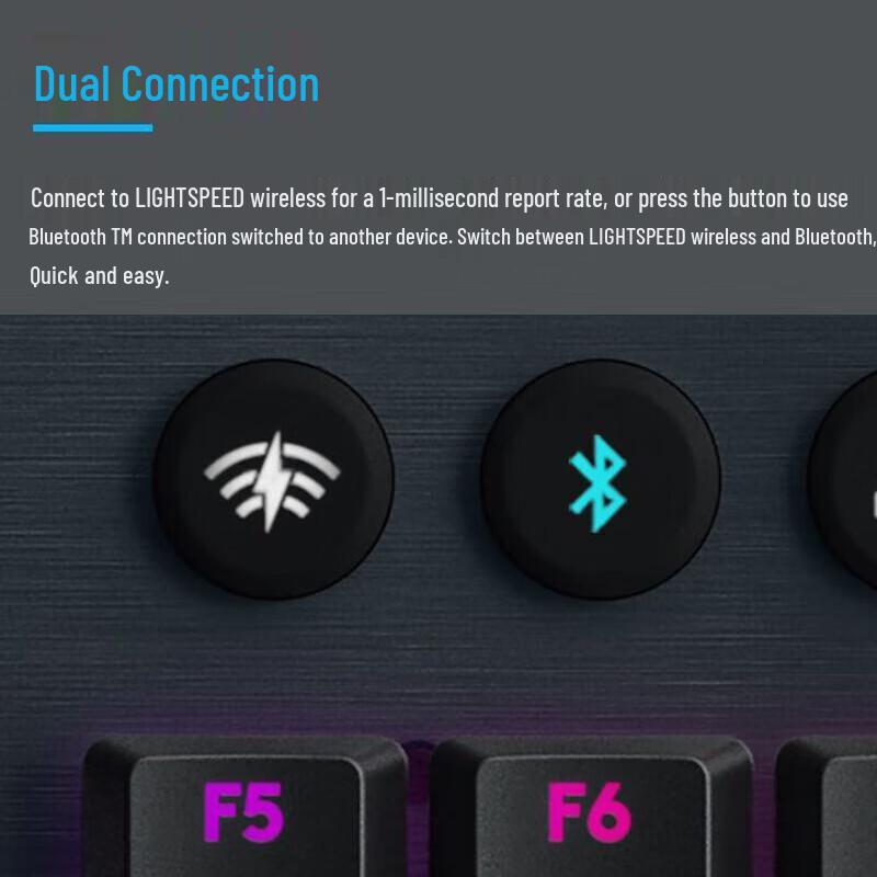 Logitech G913 LIGHTSPEED Low-Profile Wireless RGB Mechanical Gaming Keyboard