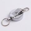 Rope Badge Reel Anti-lost Elastic Keychain Burglar Trinket ID Card Holder Safety Key Buckle