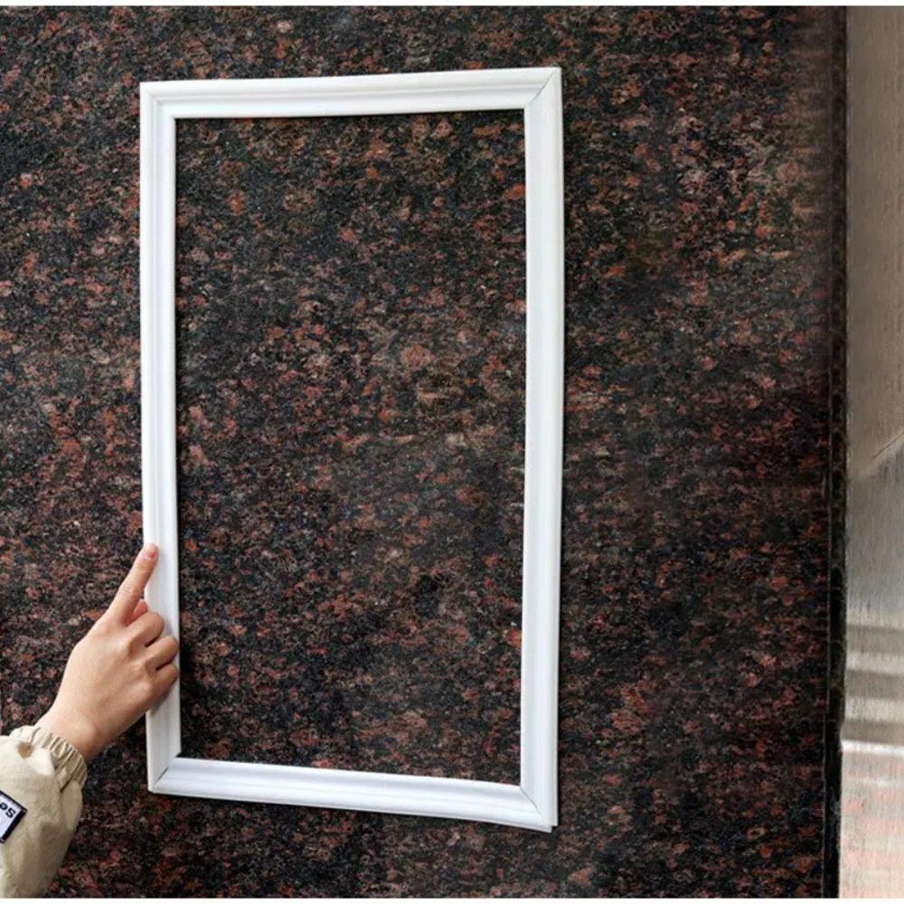 1m/Roll Self Adhesive PVC Decorative Strip Flexible Bendable for Walls Floors Cabinets Photo Frame Home Decoration DIY Sticker