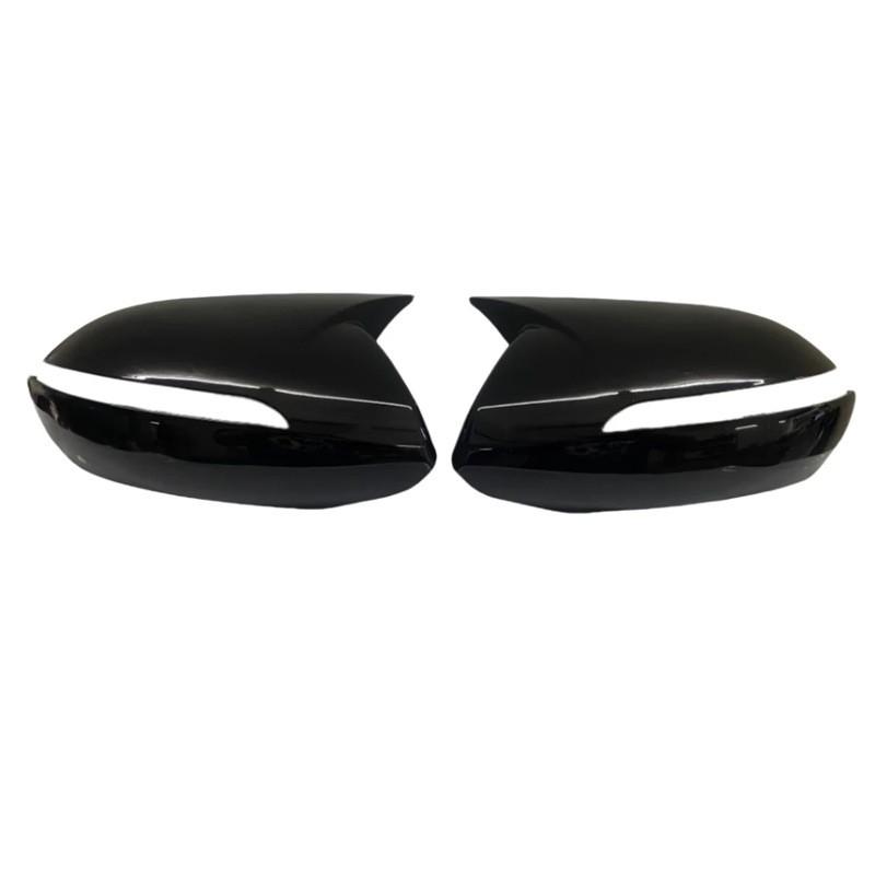 Car Decoration Door Mirror Cover For Kia Sportage KX5 2010-2015 Carbon Fiber Glossy Black Car Rearview Accessories