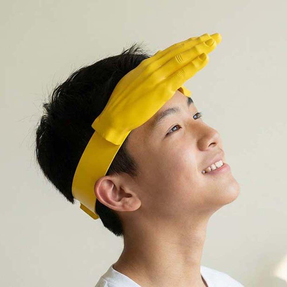 Hair Hoop Palm Sun Visor Headband Detachable Adjustable Funny Hand Sun Hat 3D Printed Waterproof Sun Protection Quirky Hairband