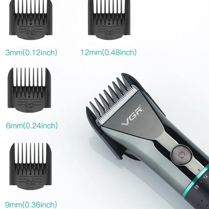 VGR V-661 New Hair Clipper with Metal Body Hair Trimmer for Home Use Carving Pusher High Battery Life Oil Head Clipper Electric Home Razor Shaver