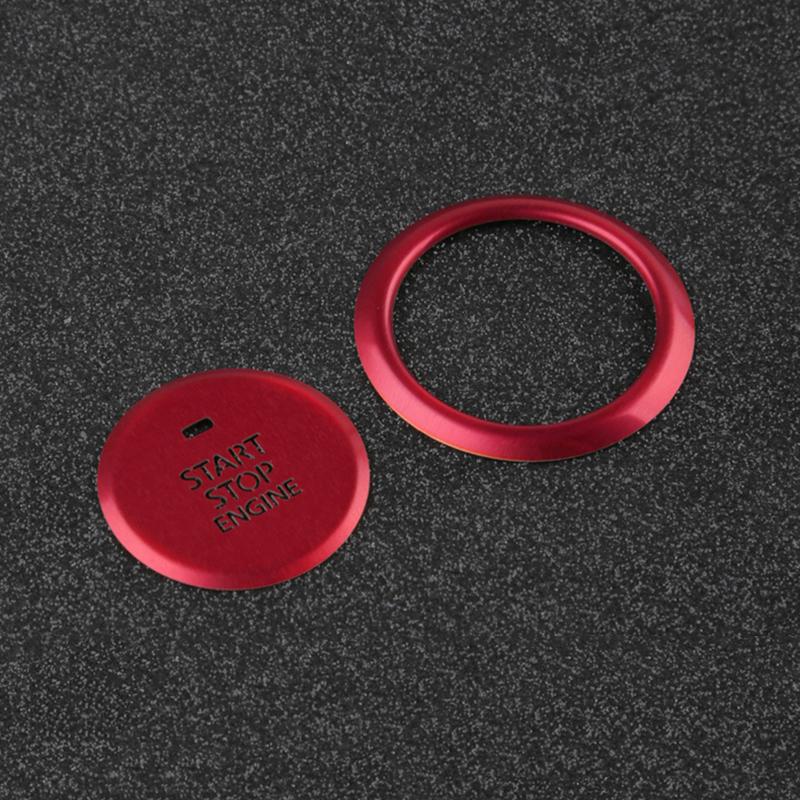 Car Engine Ignition Start Stop Button Switch Ring Cover Sticker for Mazda 3 Axela BP CX-30 DM Accessories 2020 2021 2022 2025
