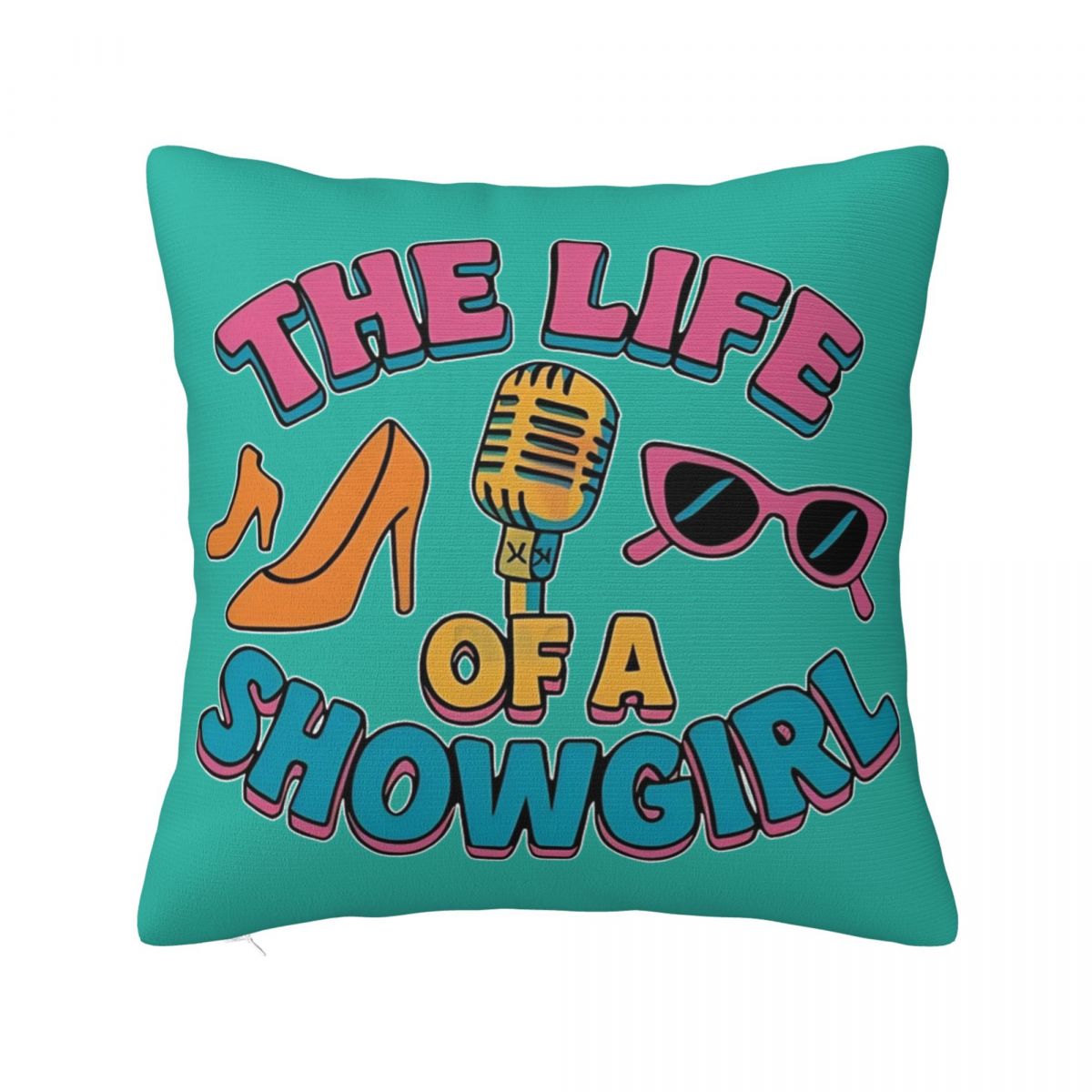 The Life Of A Showgirl Throw Pillow Cover Cushions for Sofa Customized Pillowcase 30x30cm 12x12in