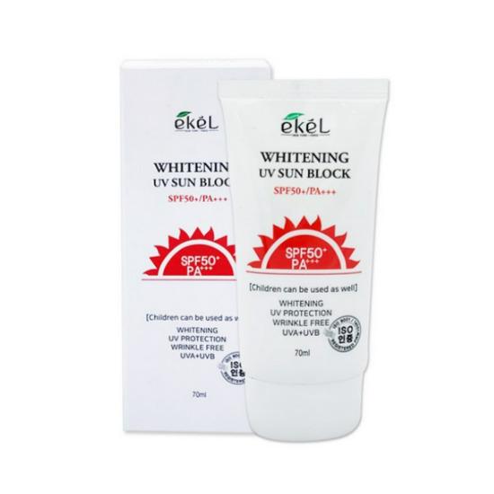 Ekel Whitening UV Sunblock Brightening & UV Protection Sunscreen 70ml