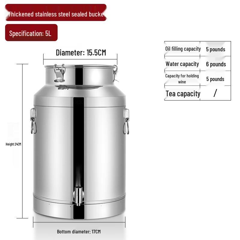 Morona Stainless Steel Multi-purpose Bucket