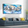 Animal Running Horse Canvas Painting Wall Picture Canvas Wall Art Poster Print for Living Room Bedroom