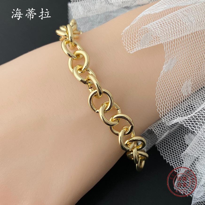 Konformes Perlenlegierungsarmband, Böhmisches Nischendesign Barock Damenarmband