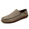 Autumn new breathable casual beef tendon sole driving one pedal Doudou shoes soft sole leather handmade men's shoes
