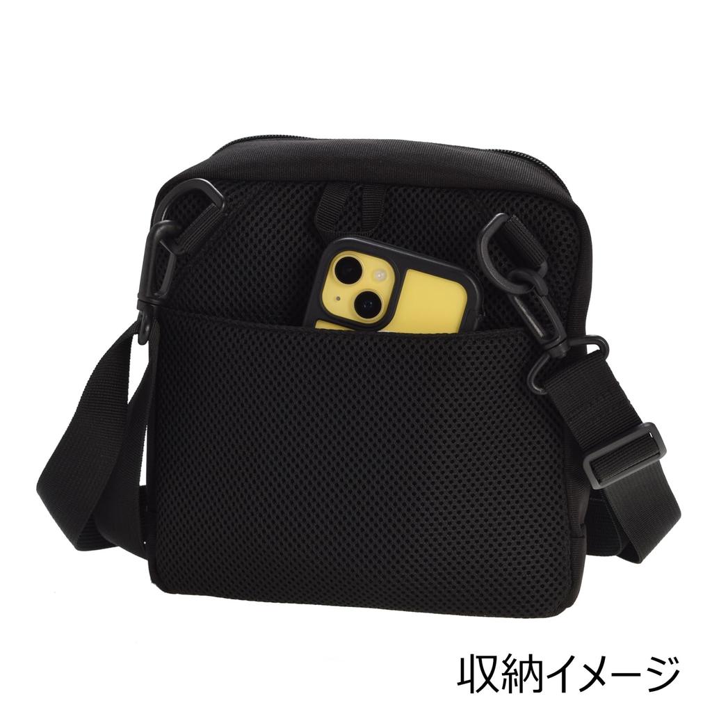 Etsumi & Coleman Camera Bag, Coleman Square Shoulder Bag, 3.2L, with Detachable Shoulder Strap and Back Pocket, Black, VCO-8776