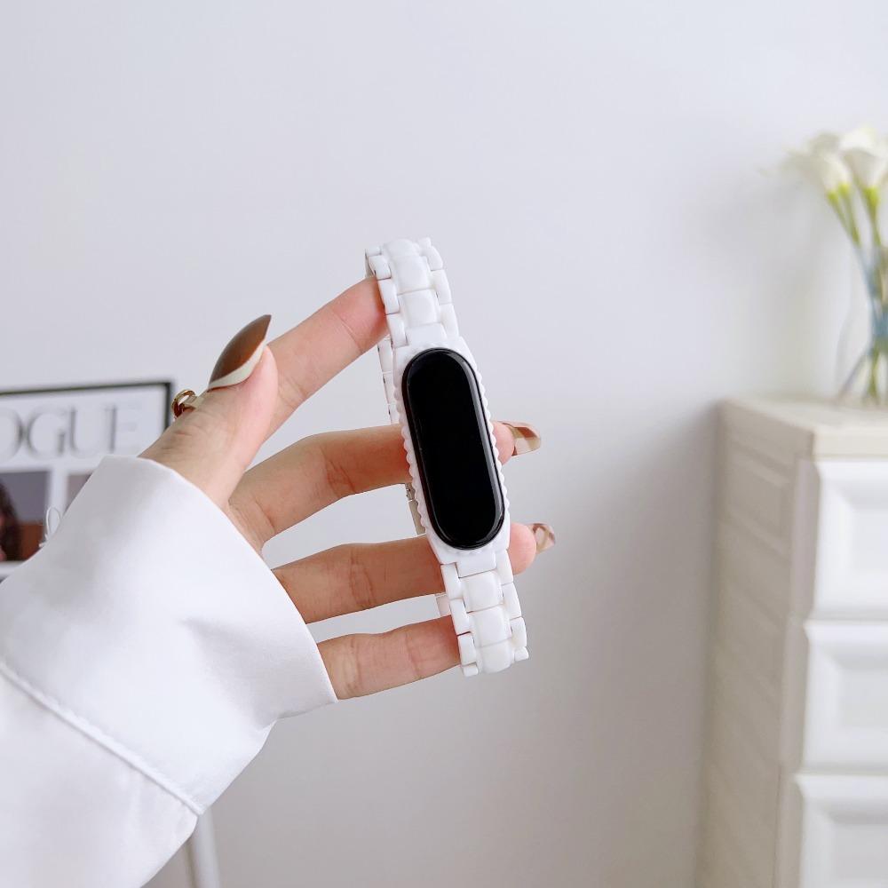 Strap+Case For Xiaomi Mi Band 10 Strap Resin Replaceable Bracelet Wristband for Mi Band 9 8 7 Belt Mi Band 6 5 4 3  Strap
