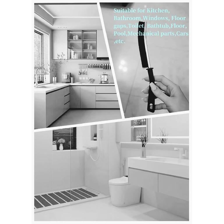 4 PCS Crevice Cleaning Brush,Hard Bristle Crevice Cleaning Brush,Crevice Cleaning Tool Is Effective To Clean The Small Gap Of Kitchen, Tolilet And