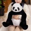 Soft Sitting Panda Doll Plush Toy Black and White Panda Doll Children Soothe Buwa Birthday Gift
