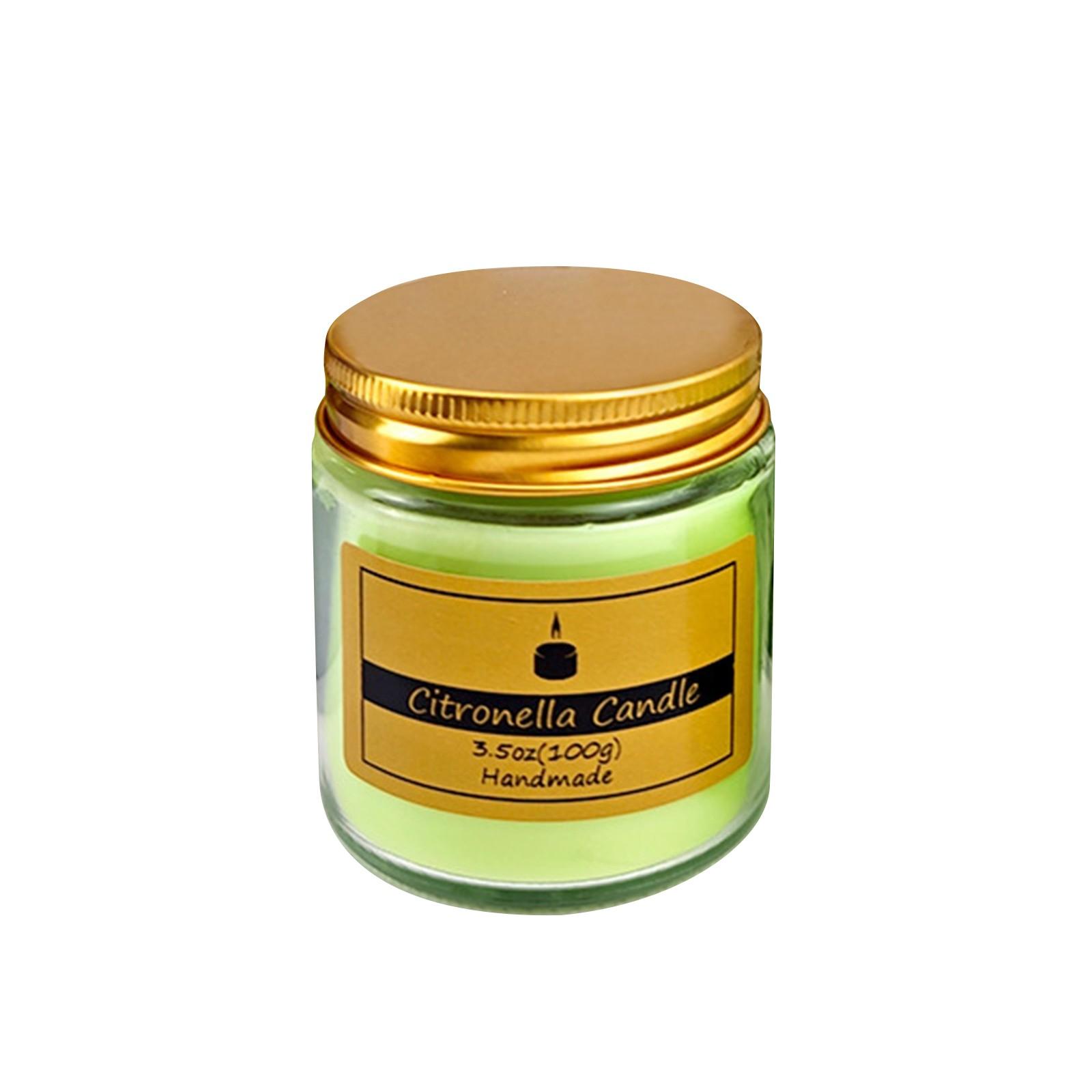 

Летние Отпугивающие Комаров Ароматические Свечи Растительный Воск Эфирное Масло Дом Улица Мошки Мягкий Аромат Цитронеллы One Size