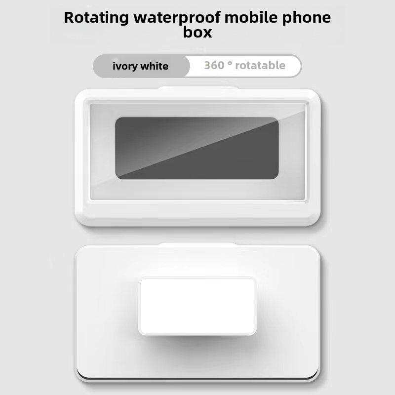 

Водонепроницаемый настенный держатель для телефона с вращением на 360° и сенсорным экраном для ванной комнаты