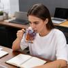 Taza de Flores Secas Doble Capa Vidrio de Borosilicato Alto Tazas de Café Tazas Divertidas Taza Inusual Vajilla para Café Vajilla para Té Vajilla para Bebidas Lujo
