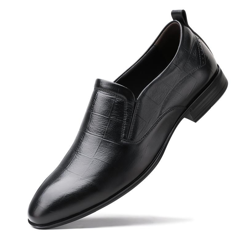 

Осень и зима деловое платье клетчатые кожаные туфли закрывают ноги повседневная мужская обувь остроносые свадебные туфли обувь больших размеров 50