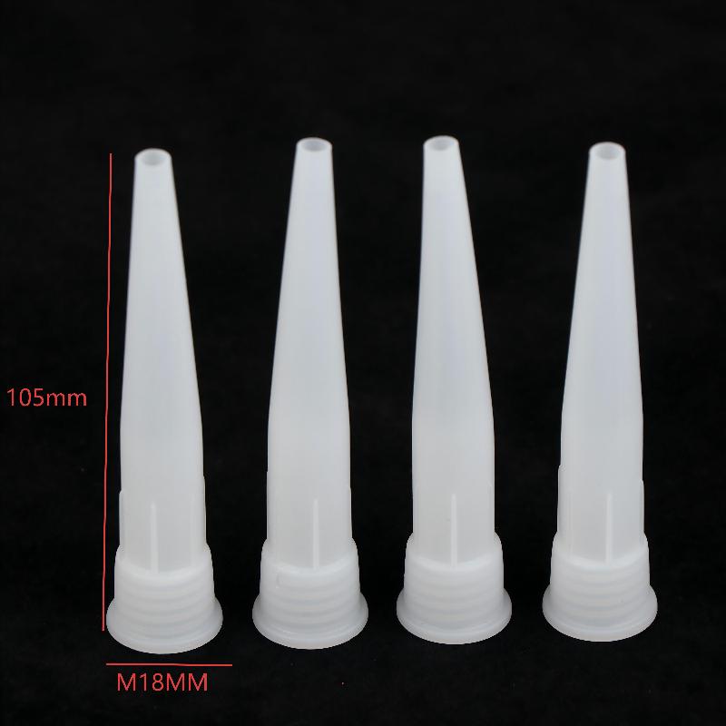 20/40/60 Stück Universal-Kartuschenpistolen-Düsen Kunststoff Glas Klebstoffdüsen Dichtmittel Silikon Abdichtspitzen Nahtabdichtungswerkzeuge
