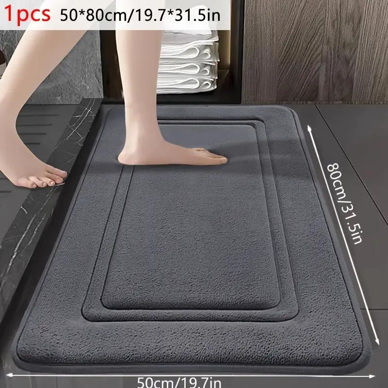 Alfombrilla de Baño de Secado Rápido - Antideslizante, Lavable a Máquina, Suave y Cómoda, Cocina, Alfombrilla de Baño | Decoración Moderna para Baño | Alfombrilla de Baño Duradera