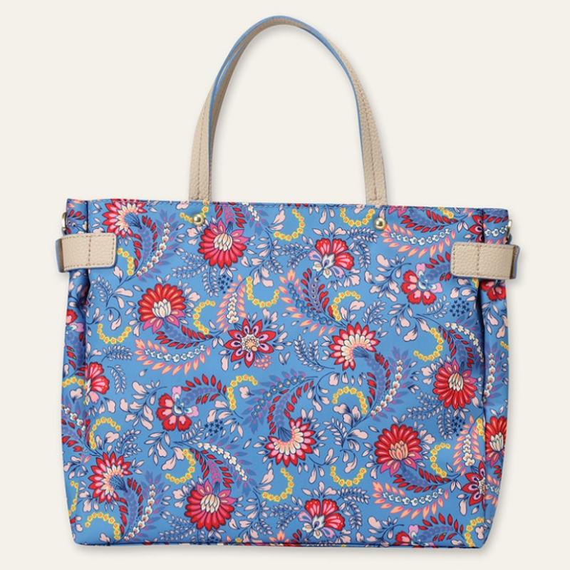 Oilily Vista Blue Heart Handbag Owesybg061