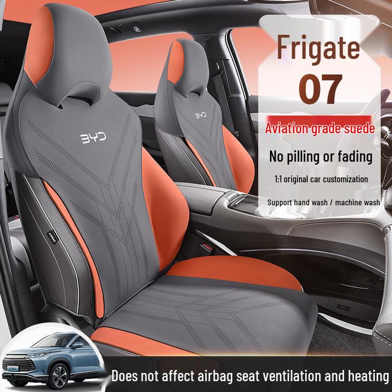 BYD 07 All-Season Suede Car Seat Cover
