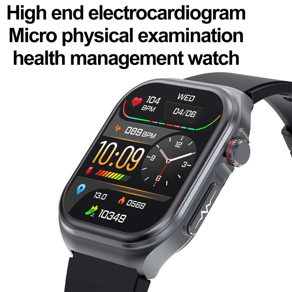 Micro-physical Examination AMOLED Smart Watch Men ECG Blood Compositoin Health Monitoring Bluetooth Call Women Sports Smartwatch