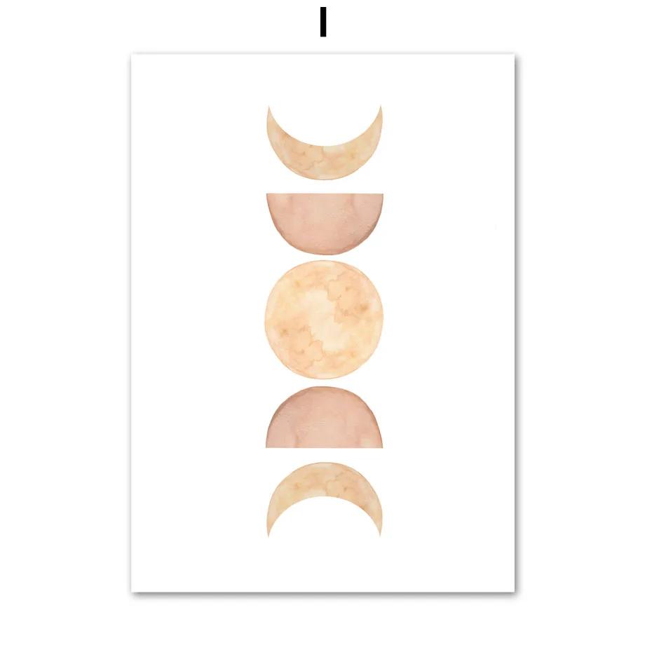 Boho Deer Raccoon Dinosaur Rainbow Sun Moon Posters And Prints Canvas Painting Nordic Wall Art Pictures Baby Kids Room Decor