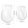Silicone Bread Proofing and Kneading Bag Set, 2 Dough Mixer Bags in Large and Small Size for Tortillas Flour Mixing, Resting and Baking Preps