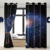 Galaxy Univers Verdunkelungsvorhänge Kosmisches Sternenhimmel-Thema Fenstervorhang für Wohnzimmer Weltraumforschung Raumverdunkelnde Vorhänge