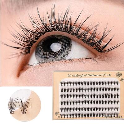 120 Bündel Wimpernverlängerung Faux Nerz Wimpern Einzelne Wimpern