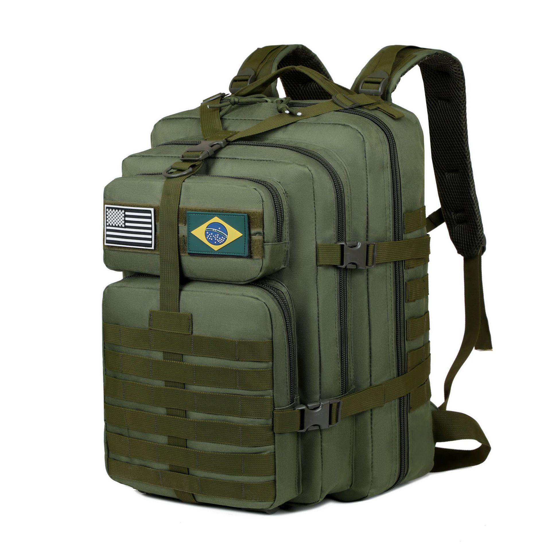 

Durable Camouflage Tactical Mesh Backpack for Outdoor Hiking, Camping, Cycling, and Mountaineering зелений